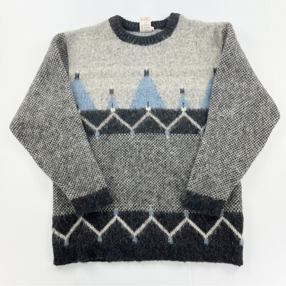 Alafoss Icewool Sweaters - Vintage Alafoss Icewool Iceland Knit Long Sleeve Pullover Sweater